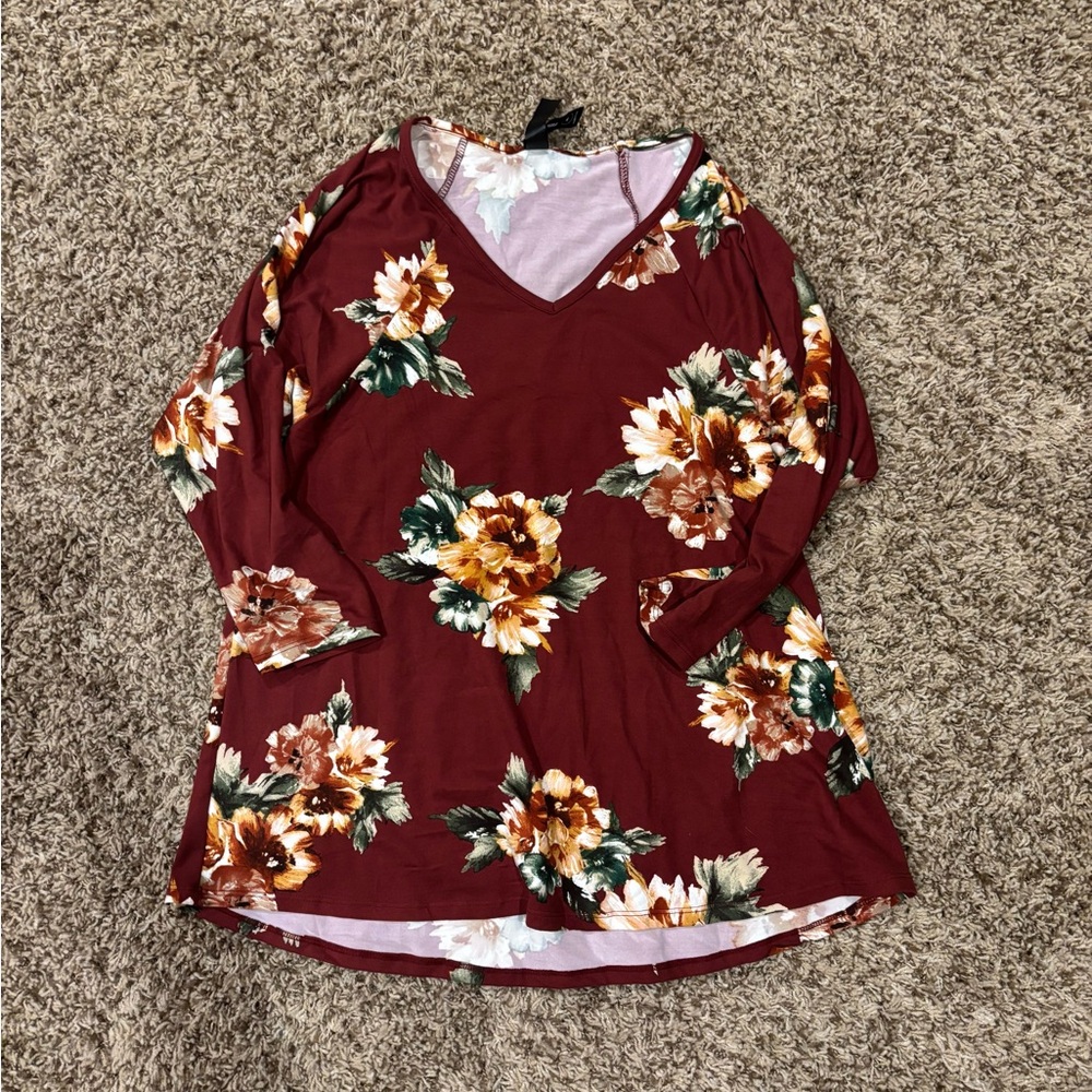 Agnes & Dora 3/4 sleeve love top